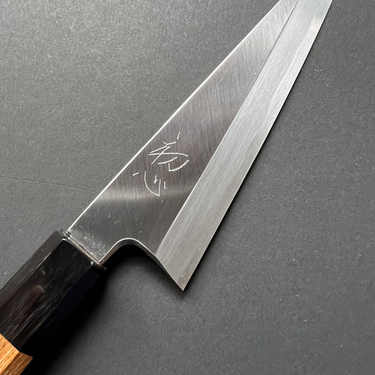 Honesuki knife, Single Beveled, Shirogami 2, polished finish - Hatsukokoro Shirasagi