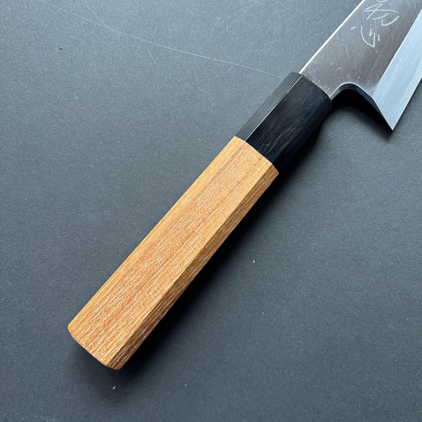 Honesuki knife, Single Beveled, Shirogami 2, polished finish - Hatsukokoro Shirasagi