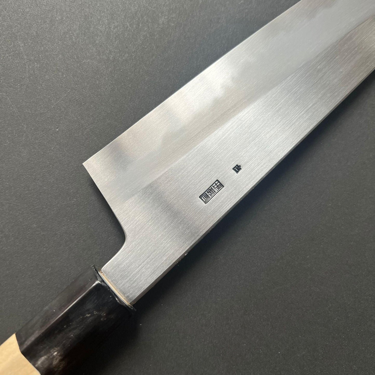 Gyuto Knife, Shirogami 2 with iron cladding, Kasumi finish, Kikuzuki Kasumi range - Sakai Kikumori