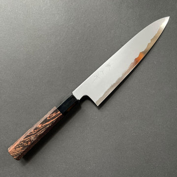 Gyuto Knife, Aogami 2 with Iron cladding, Kasumi finish - Tetsujin Hamono