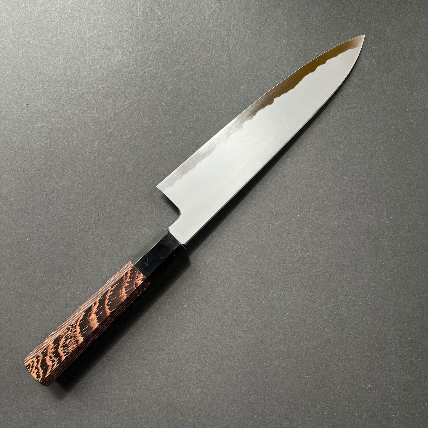Gyuto Knife, Aogami 2 with Iron cladding, Kasumi finish - Tetsujin Hamono