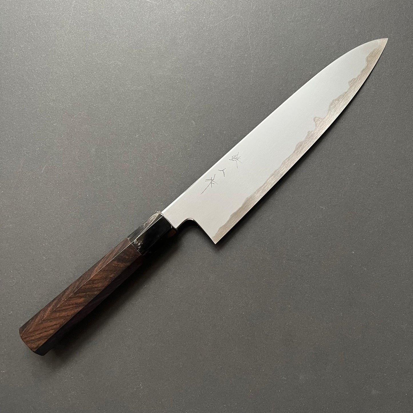 Gyuto Knife, Aogami 2 with Iron cladding, Kasumi finish - Tetsujin Hamono