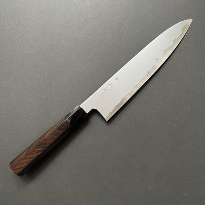 Gyuto Knife, Aogami 2 with Iron cladding, Kasumi finish - Tetsujin Hamono
