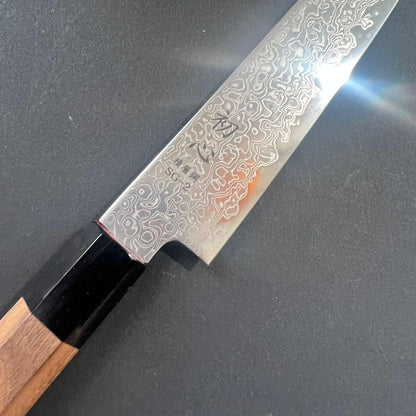 Petty knife, SG2 stainless steel, Damascus finish, Saihyo range - Hatsukokoro