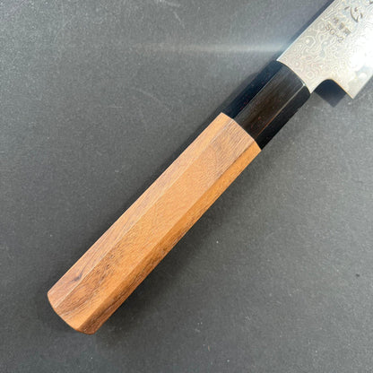 Petty knife, SG2 stainless steel, Damascus finish, Saihyo range - Hatsukokoro