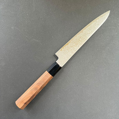 Petty knife, SG2 stainless steel, Damascus finish, Saihyo range - Hatsukokoro