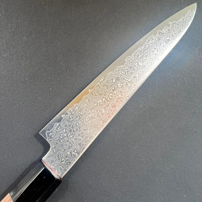Petty knife, SG2 stainless steel, Damascus finish, Saihyo range - Hatsukokoro