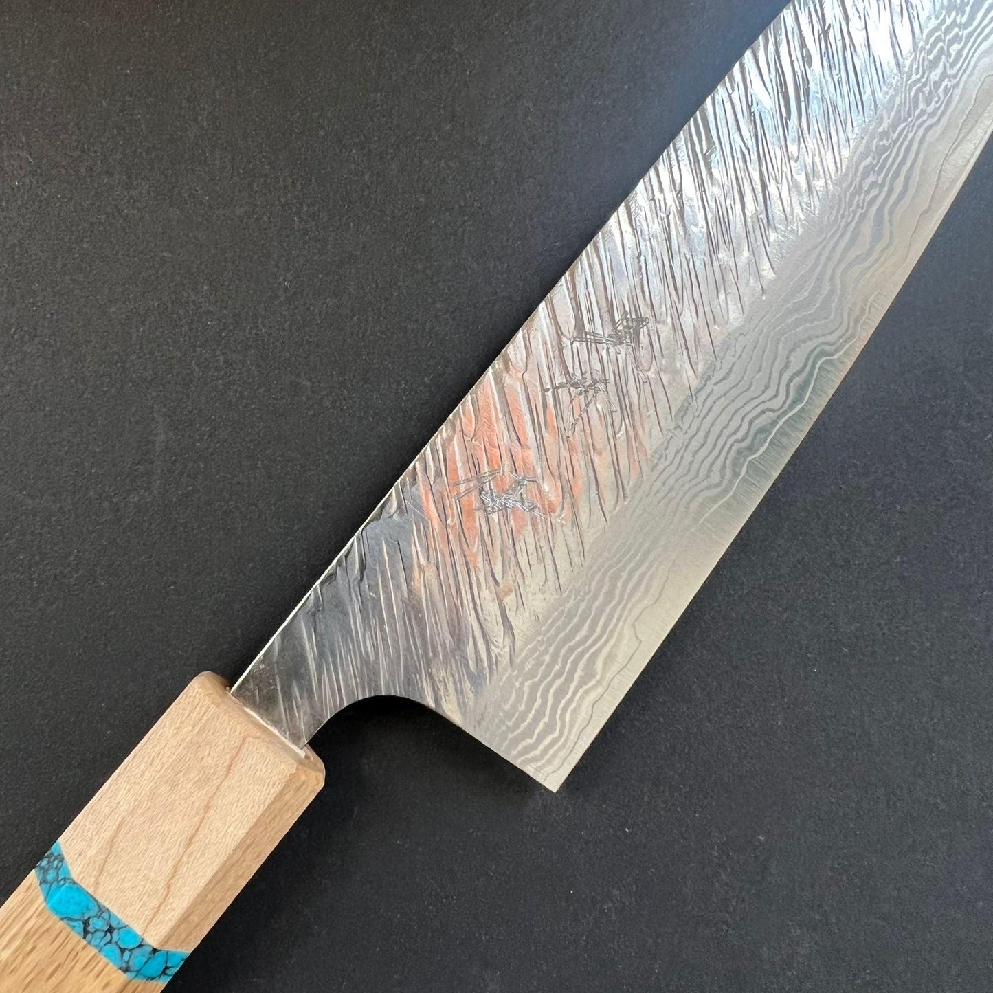 Santoku knife, VG10 Stainless steel, tsuchime finish - Yu Kurosaki