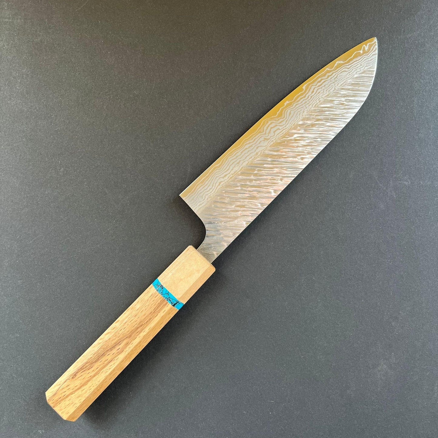 Santoku knife, VG10 Stainless steel, tsuchime finish - Yu Kurosaki