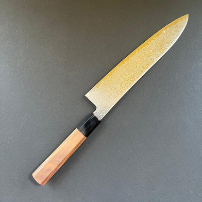 Gyuto knife, SG2 stainless steel, Damascus finish, Saihyo range - Hatsukokoro
