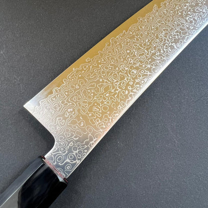 Gyuto knife, SG2 stainless steel, Damascus finish, Saihyo range - Hatsukokoro