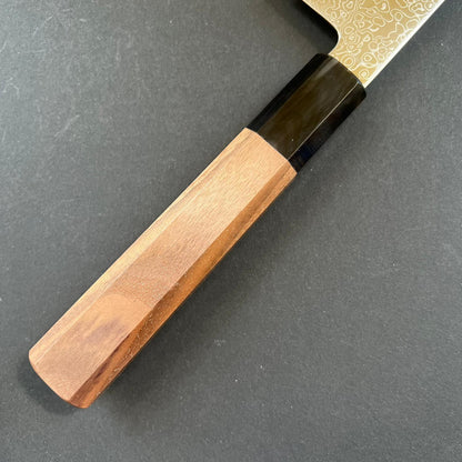Gyuto knife, SG2 stainless steel, Damascus finish, Saihyo range - Hatsukokoro