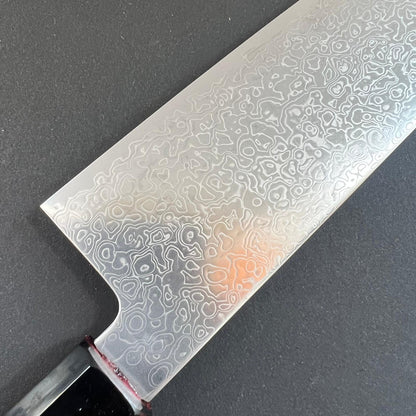 Santoku knife, SG2 stainless steel, Damascus finish, Saihyo range - Hatsukokoro