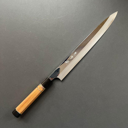 Yanagiba knife, Aogami 2 carbon steel, Polished finish - Yu Kurosaki