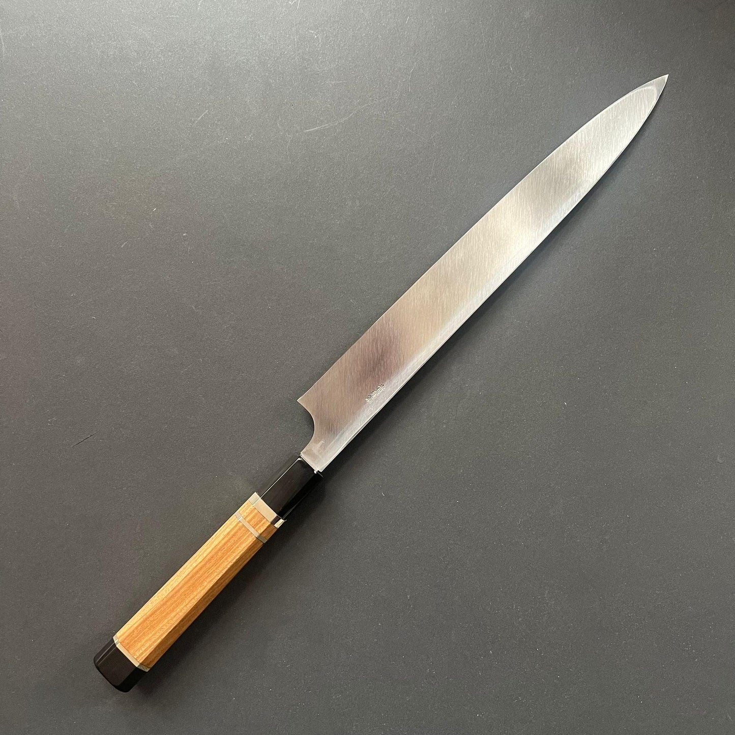 Yanagiba knife, Aogami 2 carbon steel, Polished finish - Yu Kurosaki