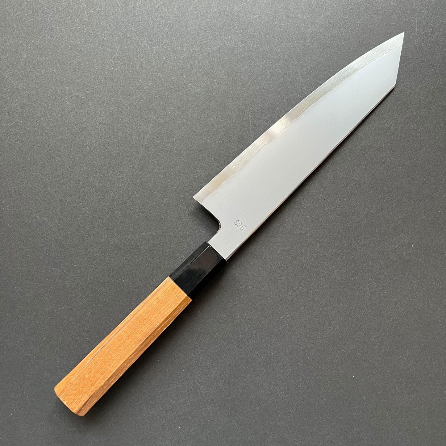 Kiritsuke knife, SG2 stainless steel, Kasumi finish - Myojin