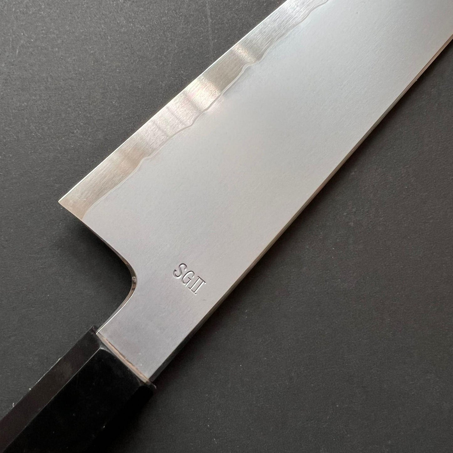 Kiritsuke knife, SG2 stainless steel, Kasumi finish - Myojin