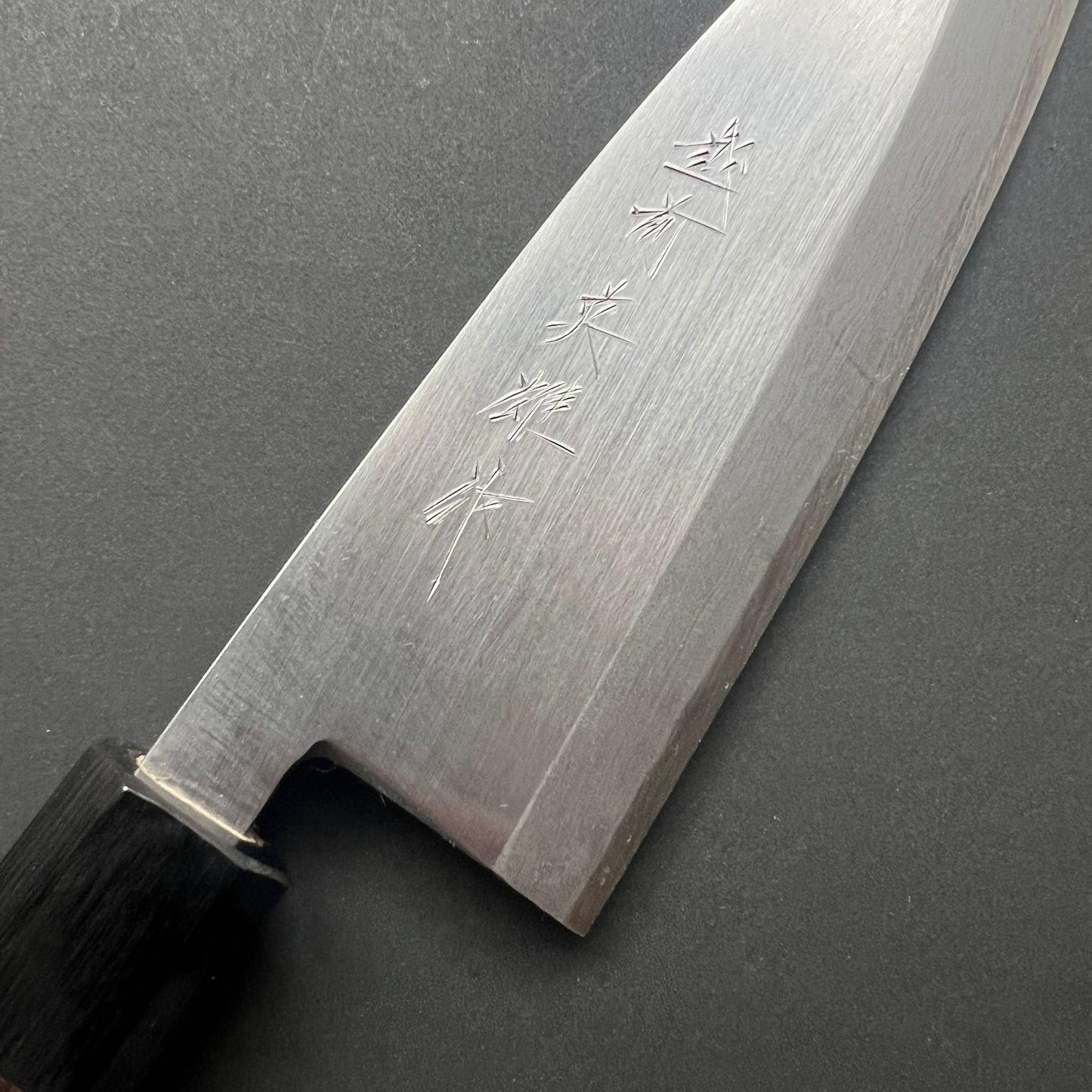 Deba knife, Aogami 2 carbon steel, polished finish - Kitaoka