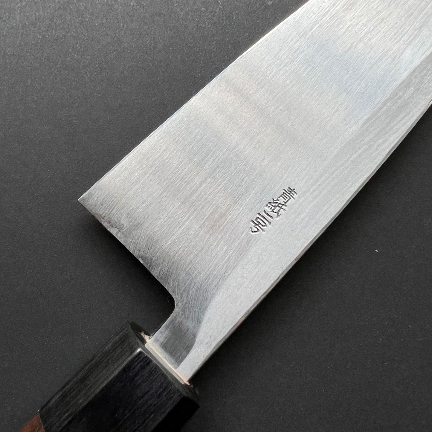 Deba knife, Aogami 2 carbon steel, polished finish - Kitaoka