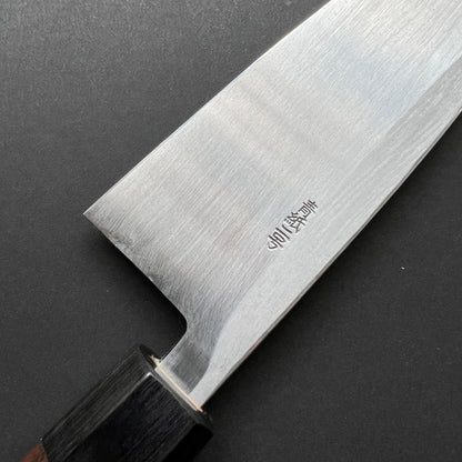 Deba knife, Aogami 2 carbon steel, polished finish - Kitaoka