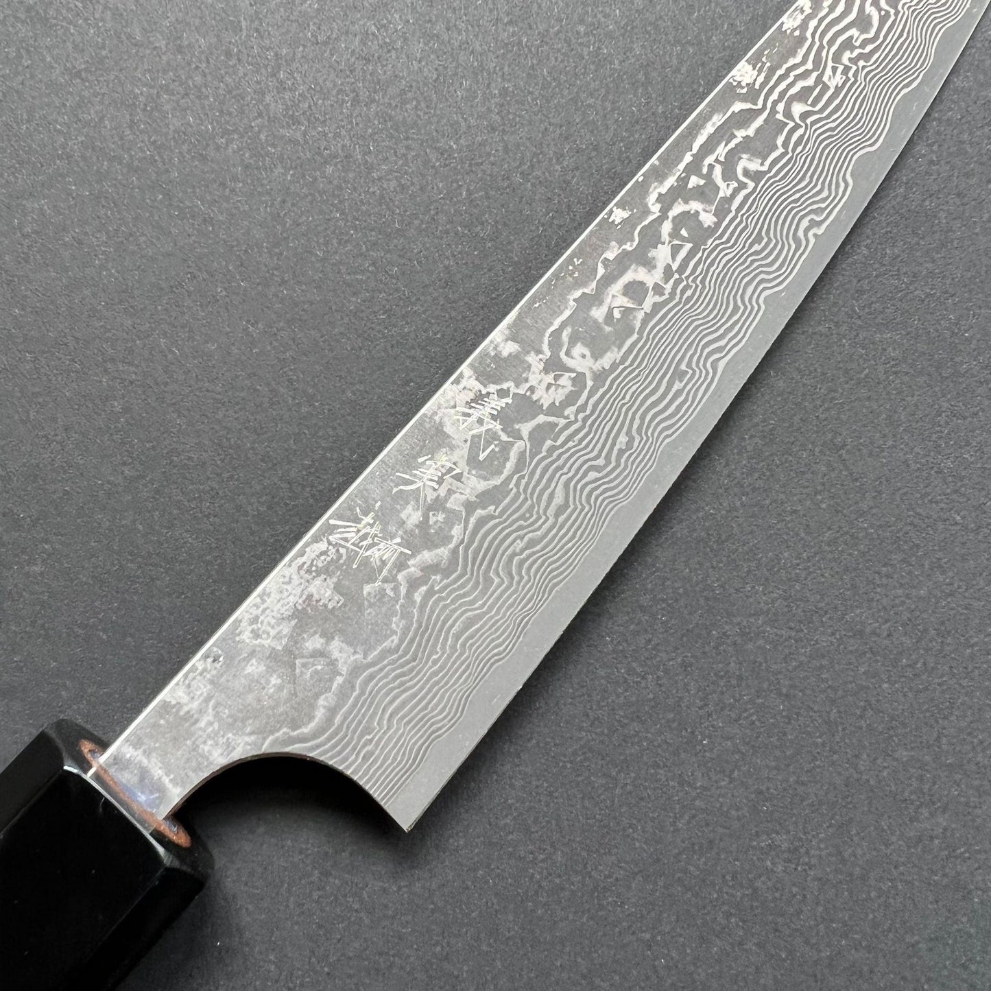 Petty knife, VG10 stainless steel, damascus finish - Kato