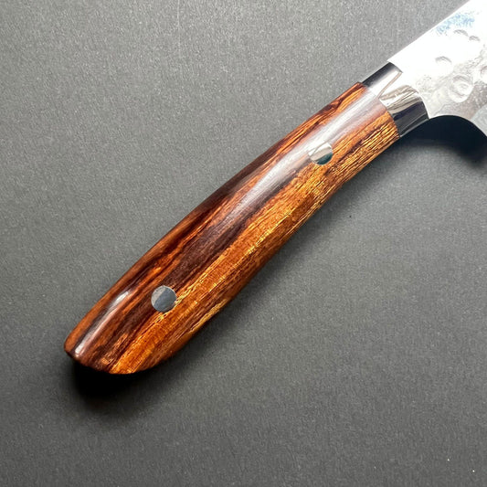 Sujihiki knife, SRS13 stainless steel, Tsuchime finish, western ironwood handle - Saji