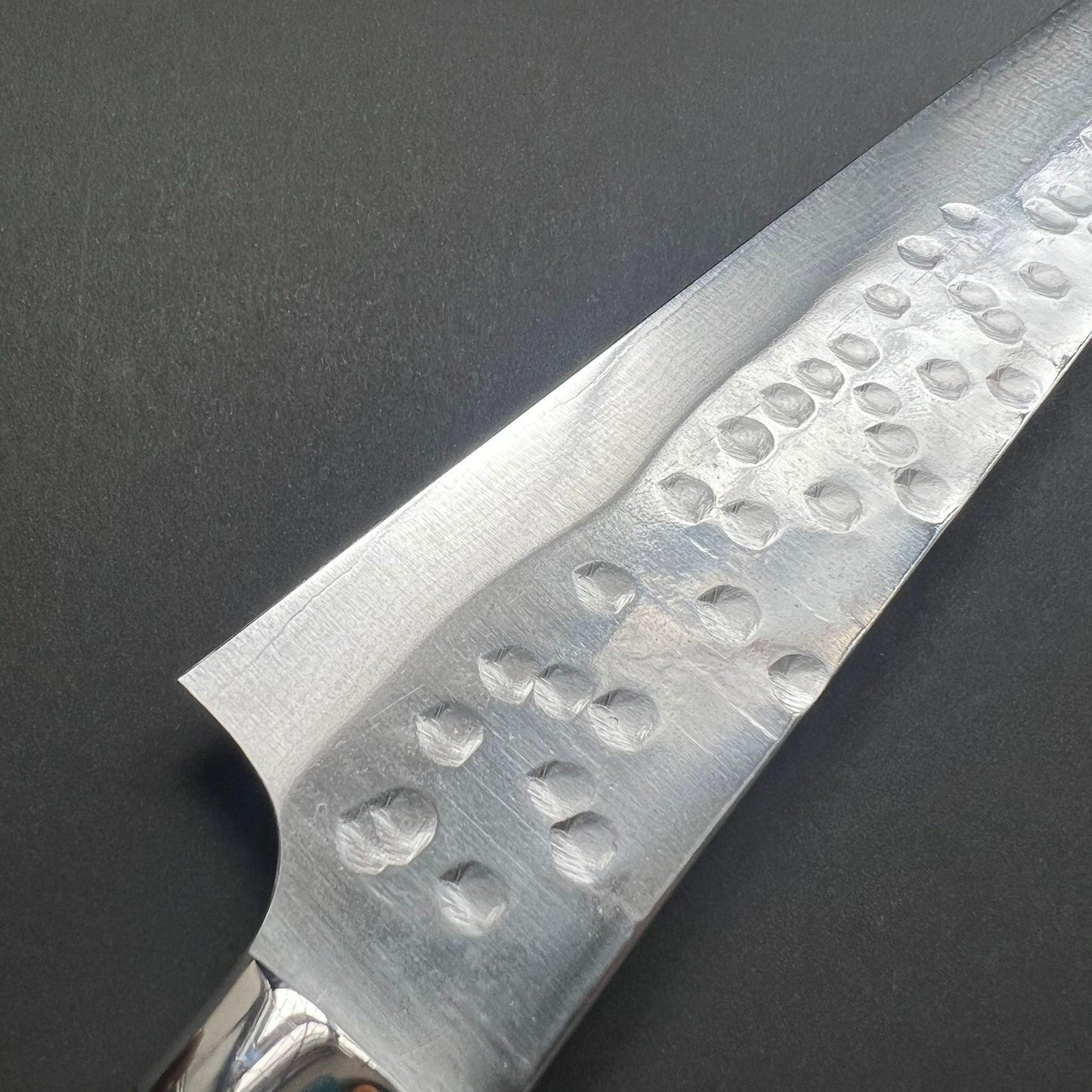 Sujihiki knife, SRS13 stainless steel, Tsuchime finish, western ironwood handle - Saji