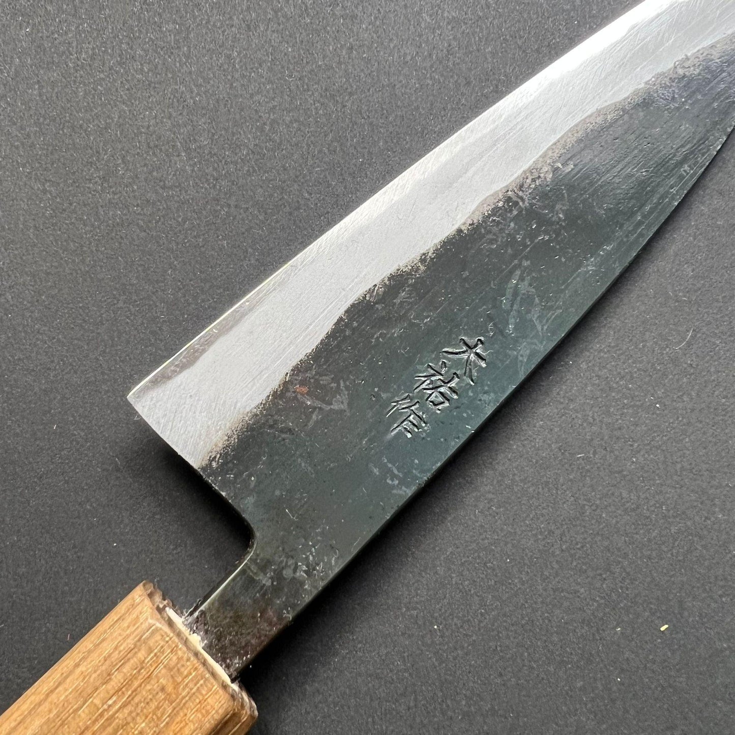 Gyuto knife, shirogami 1, kurouchi finish - Nishida