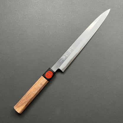 Yanagiba knife, Aogami 2 steel, Migaki finish - Shigeki Tanaka