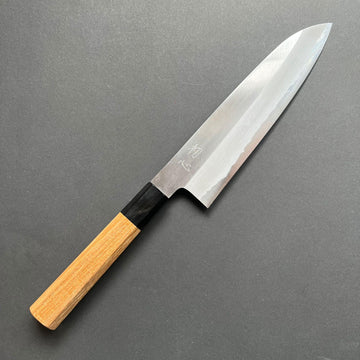 Gyuto knife, Shirogami 2 with iron cladding, Kasumi finish, Shirahama range - Hatsukokoro