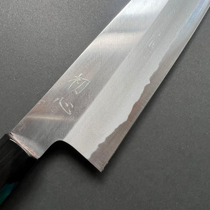 Gyuto knife, Shirogami 2 with iron cladding, Kasumi finish, Shirahama range - Hatsukokoro