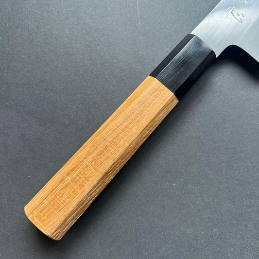 Gyuto knife, Shirogami 2 with iron cladding, Kasumi finish, Shirahama range - Hatsukokoro