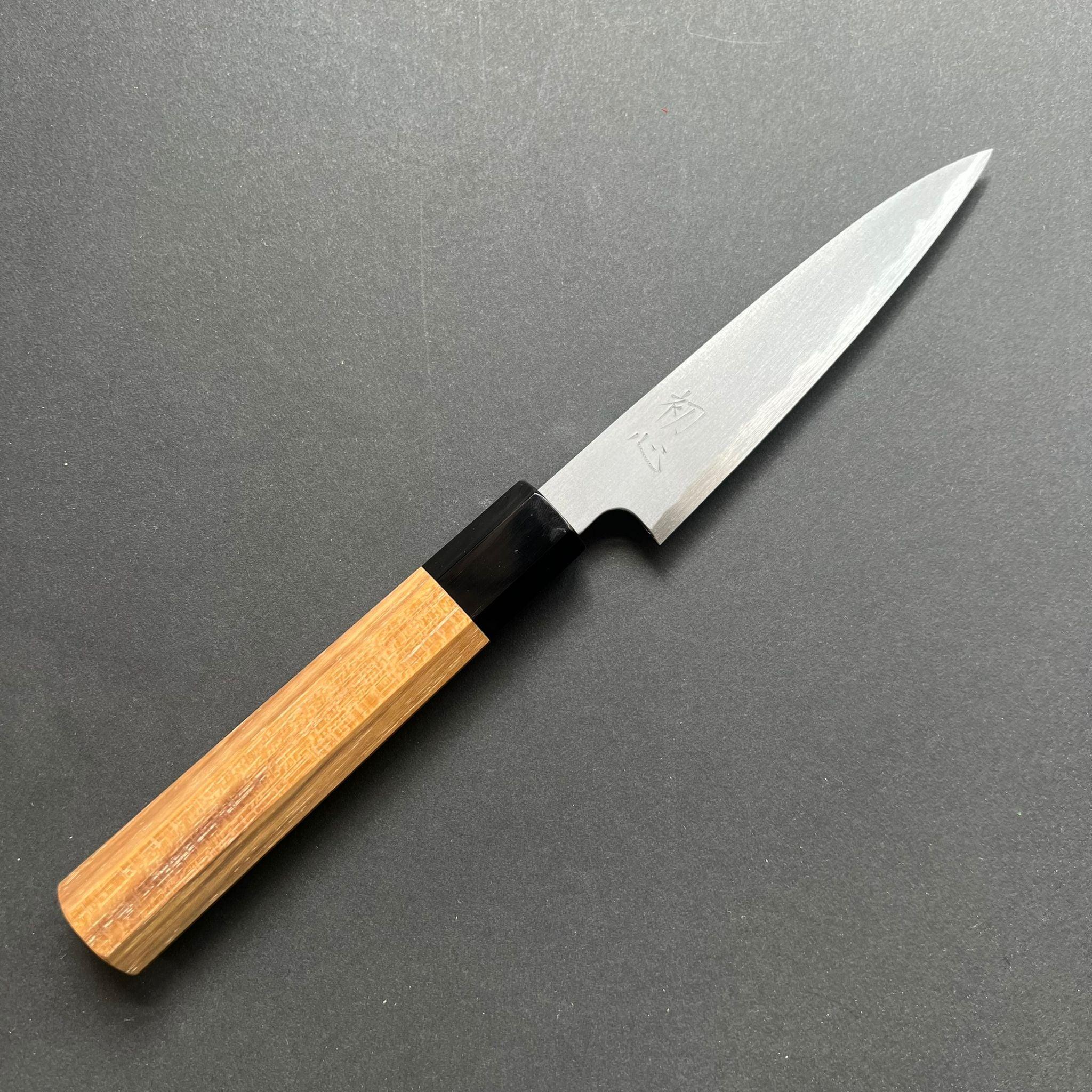 Petty knife, Shirogami 2 with iron cladding, Kasumi finish, Shirahama range - Hatsukokoro