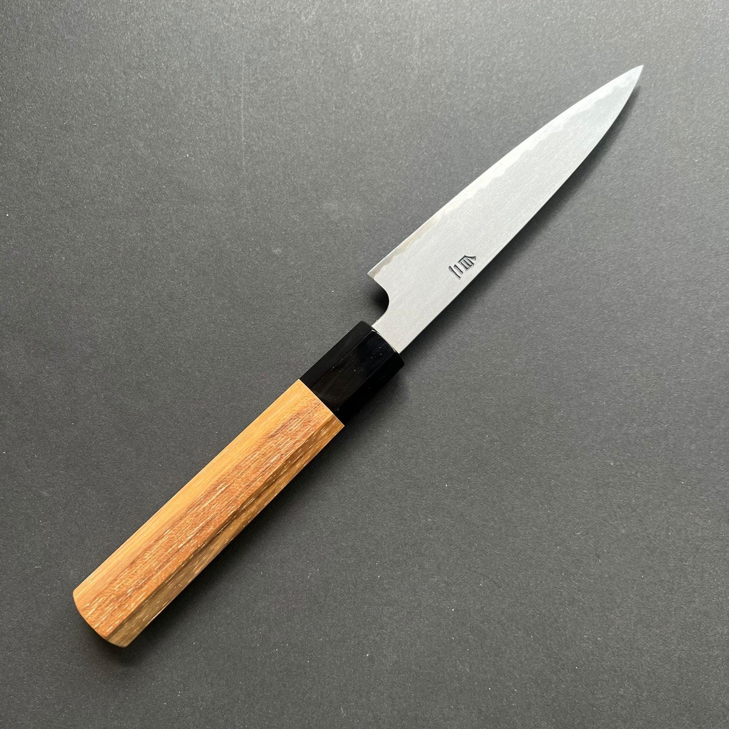 Petty knife, Shirogami 2 with iron cladding, Kasumi finish, Shirahama range - Hatsukokoro