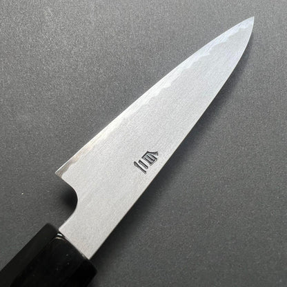 Petty knife, Shirogami 2 with iron cladding, Kasumi finish, Shirahama range - Hatsukokoro