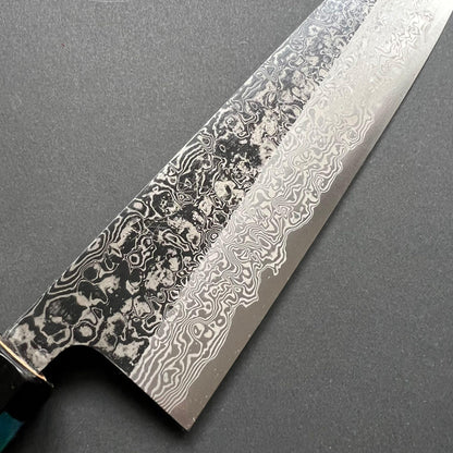 Gyuto knife, SKD tool steel, Black Damascus finish - Yoshikane
