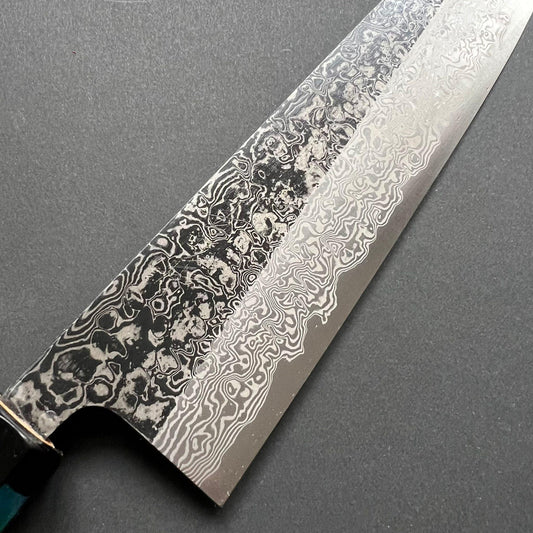 Gyuto knife, SKD tool steel, Black Damascus finish - Yoshikane