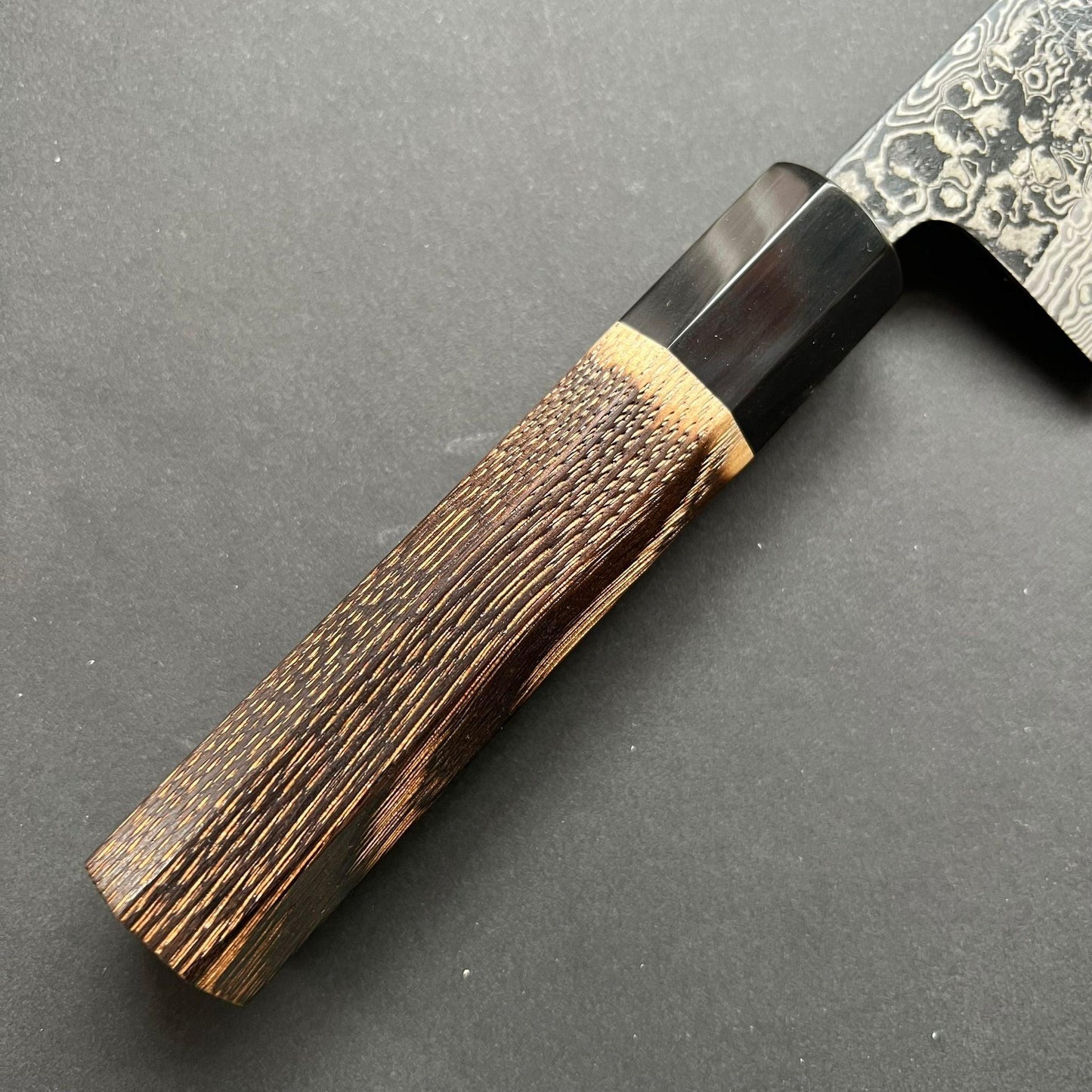 Gyuto knife, SKD tool steel, Black Damascus finish - Yoshikane