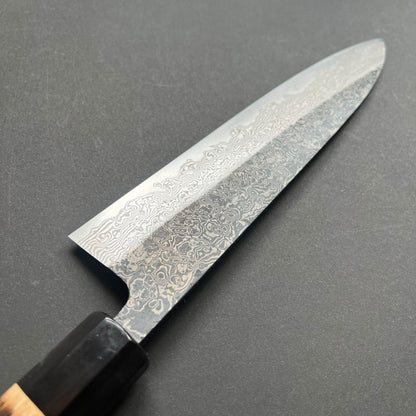 Gyuto knife, SKD tool steel, Black Damascus finish - Yoshikane
