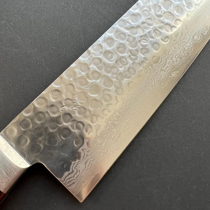 Gyuto knife, VG10, damascus and tsuchime finish - Ohishi