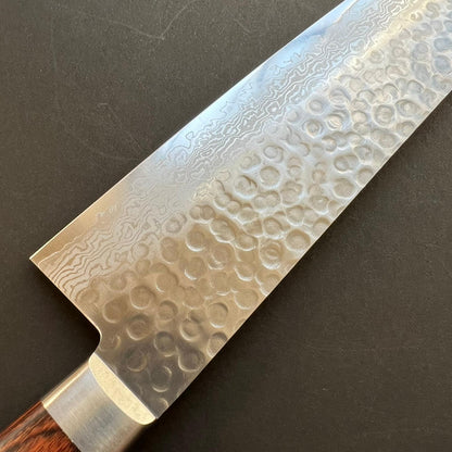 Gyuto knife, VG10, damascus and tsuchime finish - Ohishi