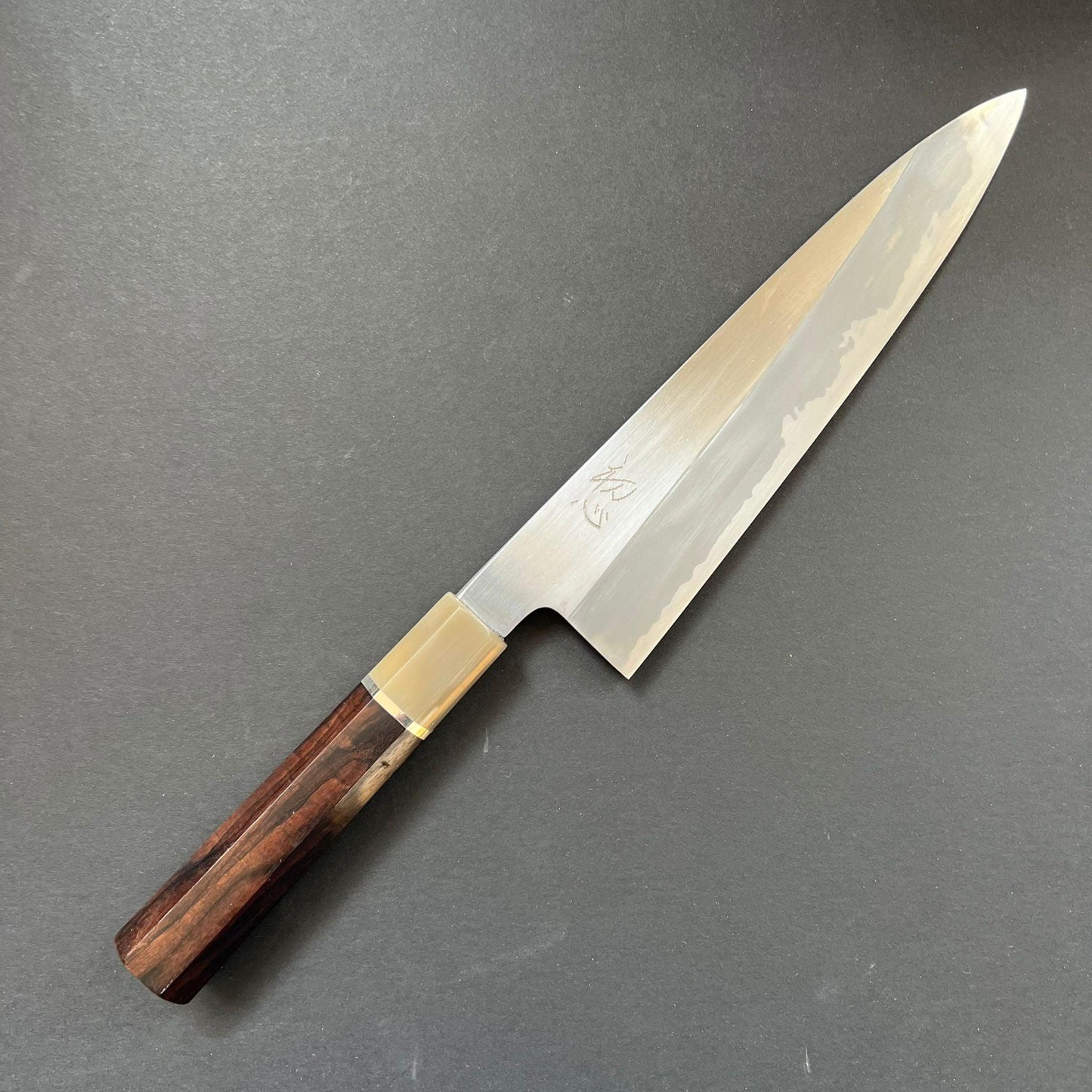 Gyuto knife, Aogami 2 with iron cladding, Kasumi finish, Komorebi range - Hatsukokoro