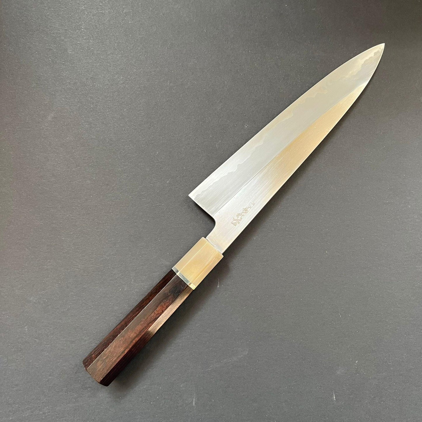 Gyuto knife, Aogami 2 with iron cladding, Kasumi finish, Komorebi range - Hatsukokoro