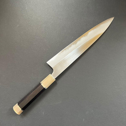Gyuto knife, Aogami 2 with Iron Cladding, forge welded Hon-SanMai series - Naoki Mazaki