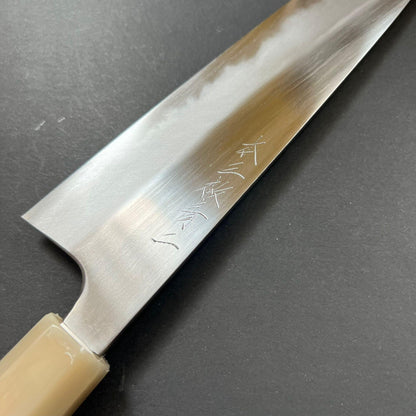 Gyuto knife, Aogami 2 with Iron Cladding, forge welded Hon-SanMai series - Naoki Mazaki
