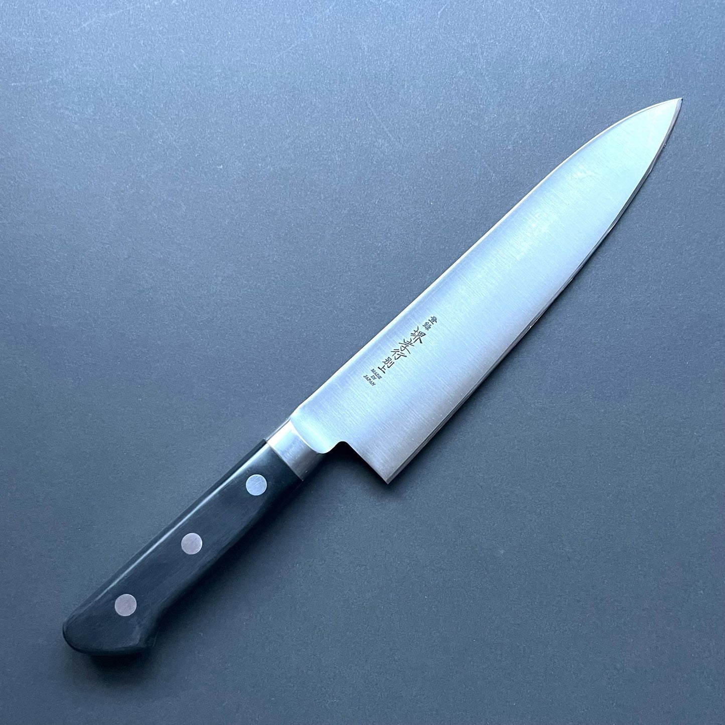 Double bevel Deba knife, SK carbon mono steel, polished finish - Sakai Takayuki