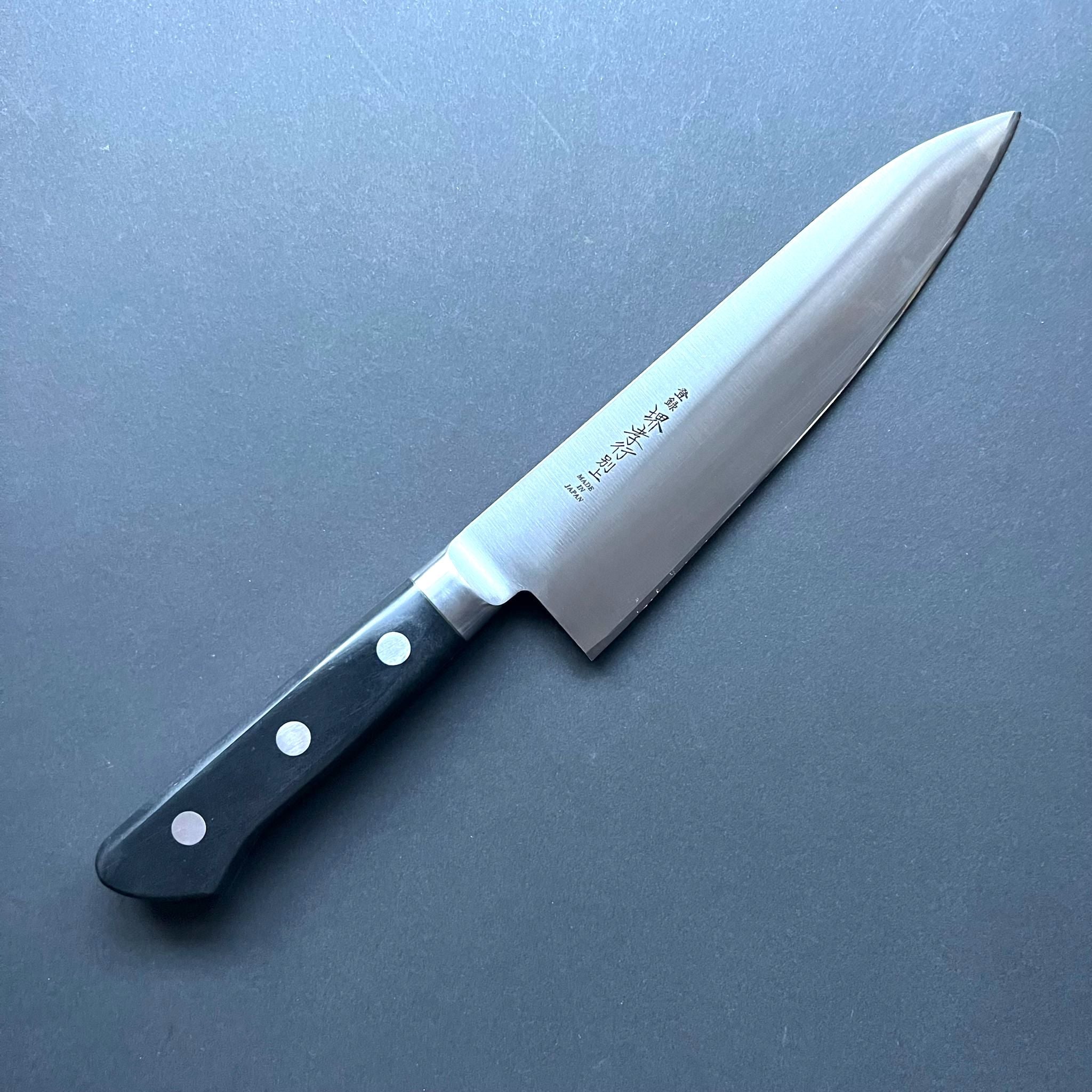 Double bevel Deba knife, SK carbon mono steel, polished finish - Sakai Takayuki