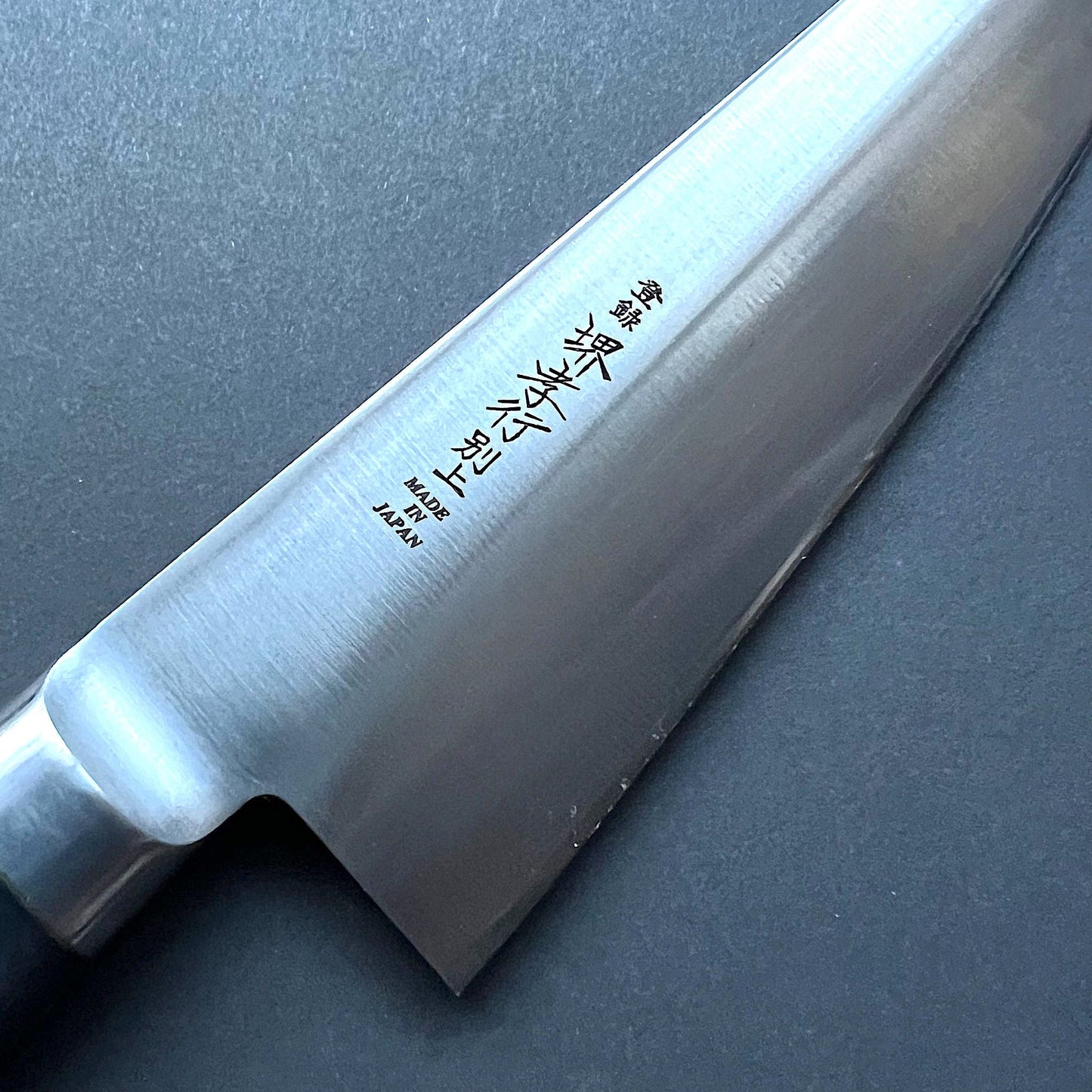 Double bevel Deba knife, SK carbon mono steel, polished finish - Sakai Takayuki