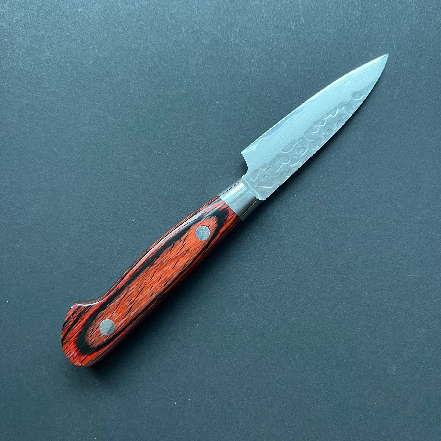 Petty knife, VG10 stainless steel, Damascus Tsuchime finish - Sakai Takayuki