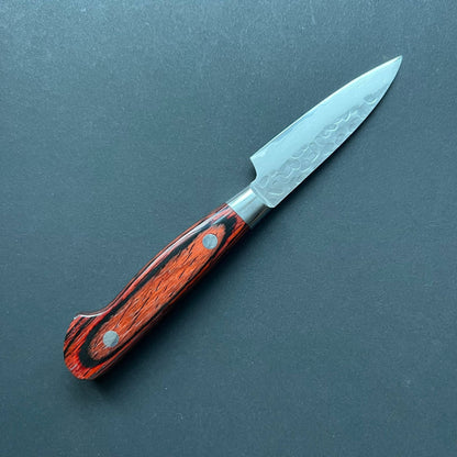 Petty knife, VG10 stainless steel, Damascus Tsuchime finish - Sakai Takayuki
